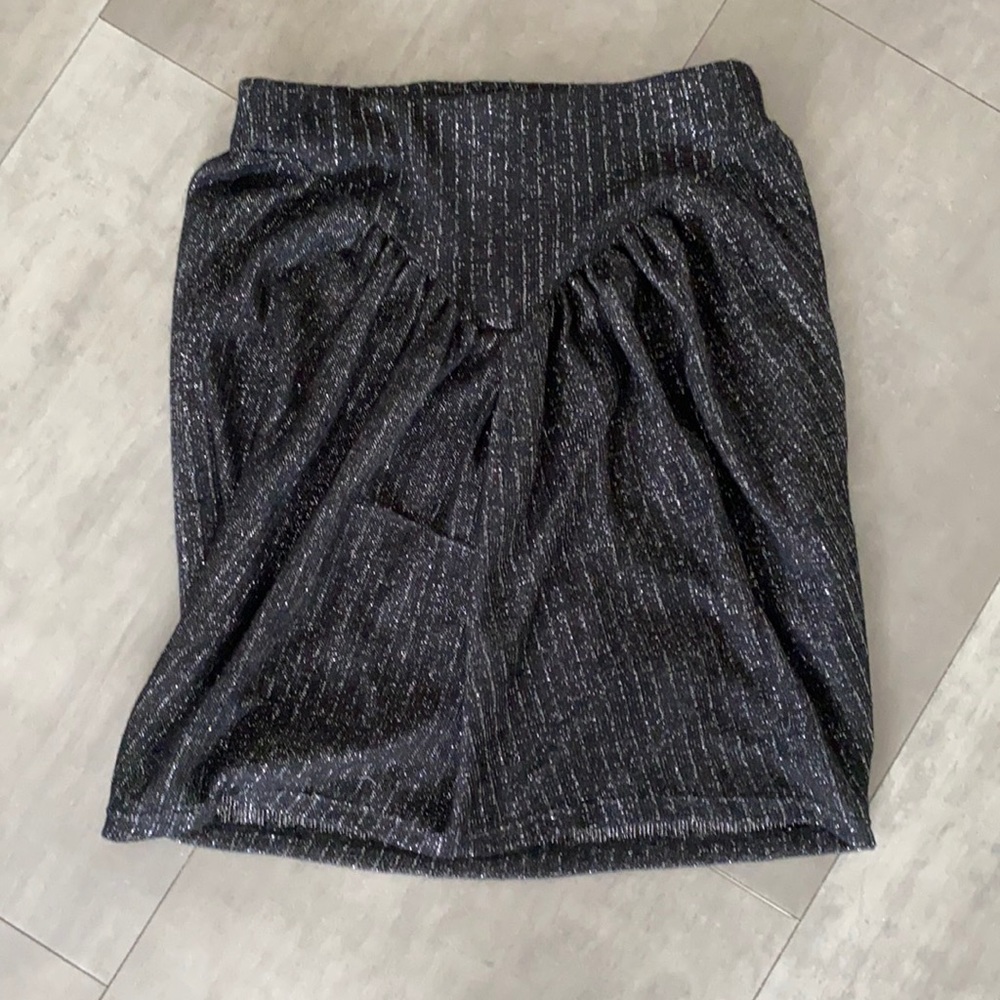 Zara black mini skirt
